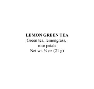 Lemon Green Tea, 3/4 oz (21 g)