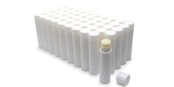 Bulk Lip Balm Wholesale 100 Pack Unlabeled | White Label Made in USA | Natural Vanilla
