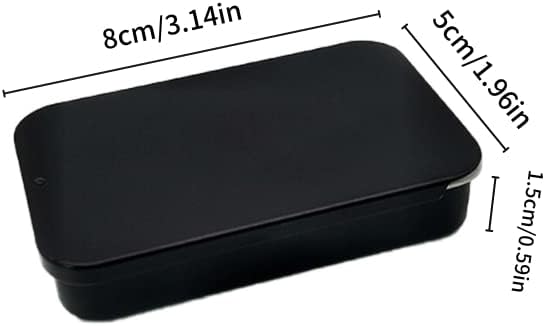 2Pack Dental Floss Case - Portable Travel Dispenser for 24 Adult Floss Picks (Silver)