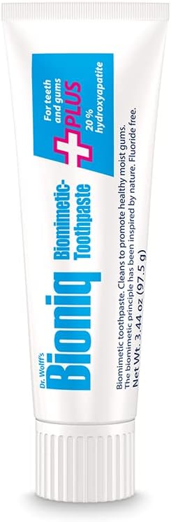 Bioniq Plus Biomimetic Toothpaste with 20 Percent Hydroxyapatite for Teeth and Gums I Clinically Tested I 3.44 Oz