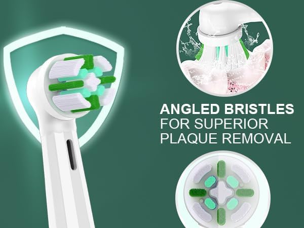 IO Intelligent Cleaning Replacement Heads Compatible with Oral b iO 2/3/4/5/6/7/8/9/10 Series Electric Toothbrush, 8 Pcs IO Brush Heads Compatible with Oral b iO for Sensitive, Deep Clean(Black/White)