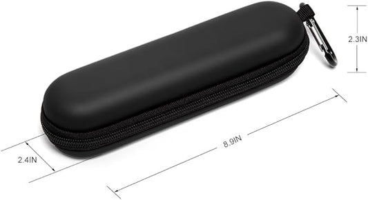 Nincha EVA Electric Toothbrush Case - Durable Hard Shell Travel Case with Mesh Pocket - Fits Most Powered Toothbrush Products (Black)