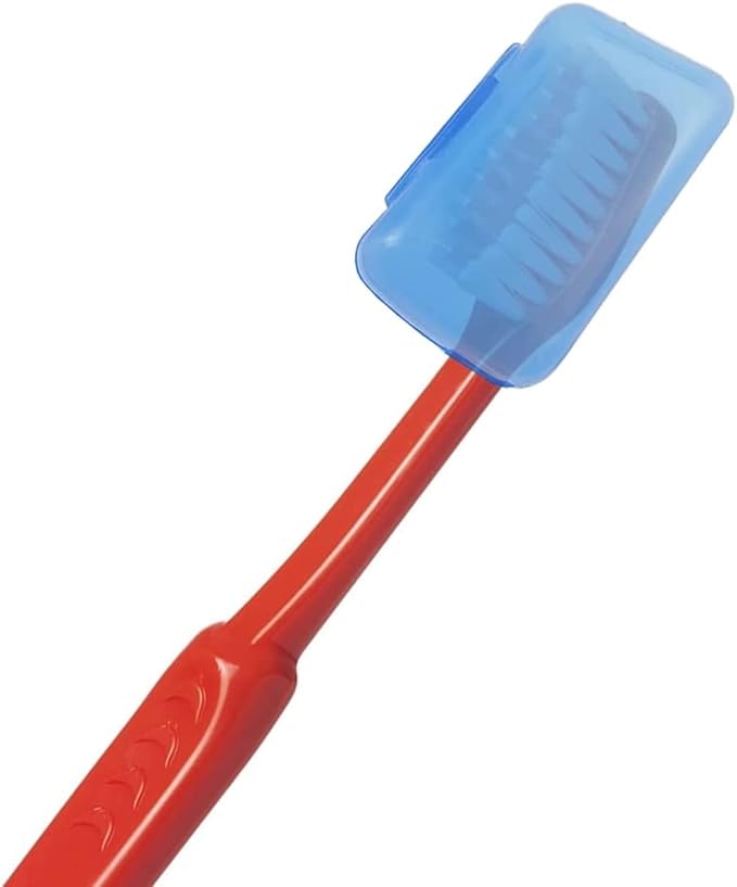 TIHOOD 100PCS Travel Toothbrush Head Covers, Portable Toothbrush Pod Caps Case Protector for Home and Outdoor