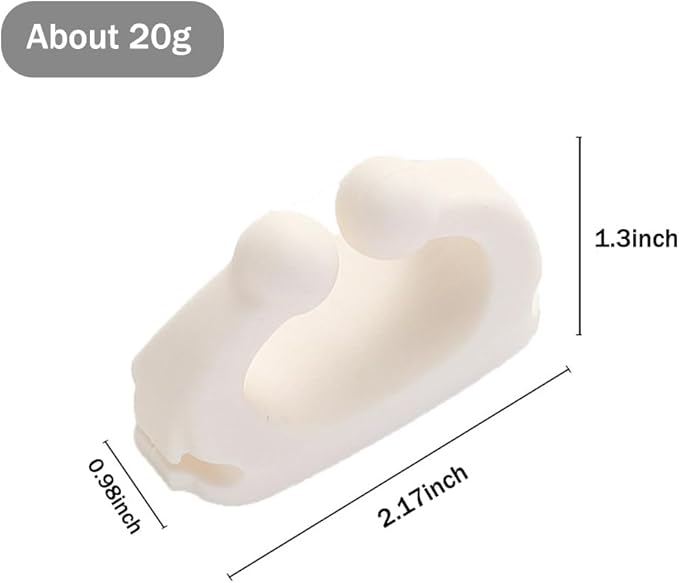 Silicone Razor Holders - 6 Pcs Hooks Adhesive Wall Mounted for Hanging Towel Key Plug Cable, Utility Decoration Hook Stick to Dorm Room Door Function for Kitchen Bathroom Home Office