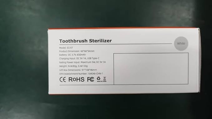 UV Toothbrush Sanitizer Holder & Cleaner with LED Clock Display & Hot Air Drying – Wall-Mounted UV Tooth Brush Holder for Bathroom Decor, Travel Use, Rechargeable Portable Design, Fits All Brushes