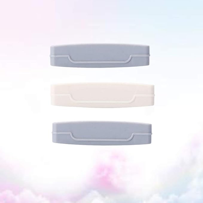 Healifty Toothpaste Tube Squeezer - 3Pcs Plastic Tube Squeezer Holder Bathroom Toothpaste Clips for Saving Toothpaste, Facial, Creams & Paint (Random Color)