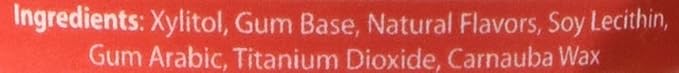 Epic 100% Xylitol Cinnamon Chewing Gum - Sugar Free, Aspartame Free Dental Gum - Supports Oral Health & Fresh Breath - 50 Pieces (Pack of 3)