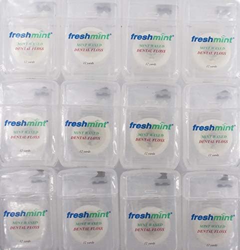 144 Spools of Freshmint® 12 Yards Mint Waxed Dental Floss