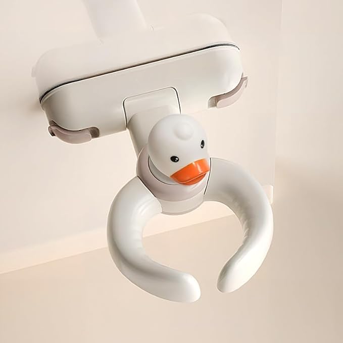 Baby Bath Stand-Baby Shower Stand Duck with Strong Suction Cups. Foldable Adjustable Bath Support for Infants Toddlers 8-36 Months, Babies Shower Gifts Soporte para Bañera de Bebé Toddler Bath Helper