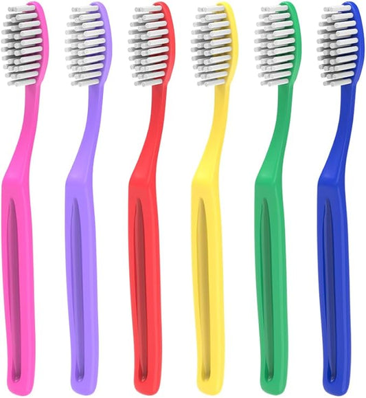 Pack of 72 Kids Disposable Prepasted Toothbrush Soft Bristle and Individually Wrap for Toddlers Girls and Boys