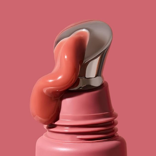 INIKA Organic Tinted Lip Serum | Ceramide + Peptide Infused, Sheer Wash of Color, Plumps, Softens, Smooths, Hydrates + Repairs. Natural & Vegan (Peony)