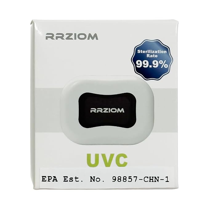 Toothbrush Sanitizer Case, RRZIOM Portable Toothbrush Covers Rechargeable, Rechargeable Toothbrush Cleaner Holder Case for Travel Home, Detachable Toothbrush Cover Cap for All Toothbrushes (White)