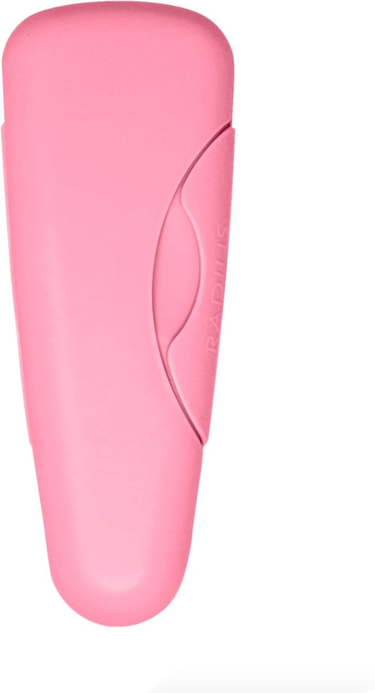 RADIUS Travel Case Value Pack, 3 Count (Toothbrush, Razor, Soap), BPA-Free Recycled Plastic, Portable for Bathroom, School, Home, Camping - Pastel Pink