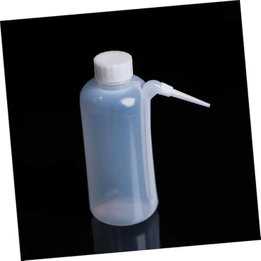 500ml Plastic Wash Bottle Squeeze Top Portable Rinse Bottle for Cleaning and Watering Wide Mouth Design for Easy Dispensing