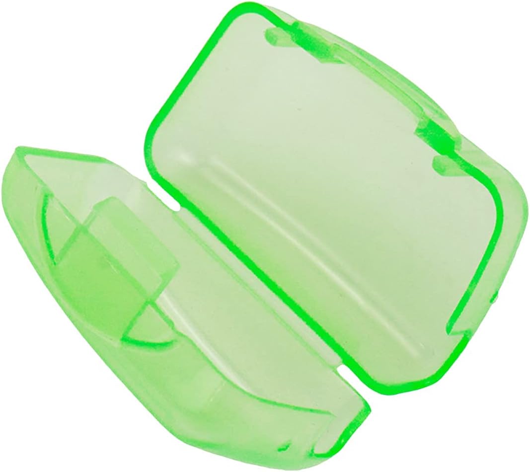 50Pcs Toothbrush Cap Covers Toothbrush Head Protector Case for Travel or Home,Green