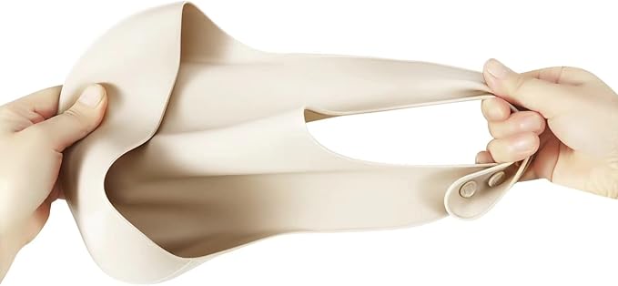 PandaEar Silicone Baby Bib for Girls Boys| Adjustable Waterproof Eating Bibs| BPA Free Soft Durable Silicone Bibs for Babies & Toddlers with Large Pocket Food Catcher