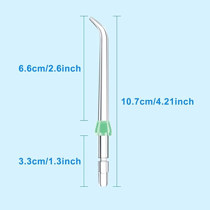 Water Flosser Replacement Tips, Replacement Classic Jet Tips for Waterpik Flosser Oral Irrigator & Dental Flosser (6 Classic Jet Tips)