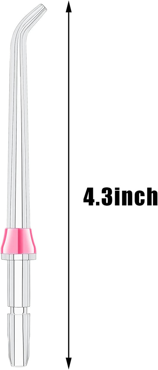 Nuanchu 8 Pieces Compatible with Waterpik Replacement Flossers Replacement Tips, Classic Jet Tips Flosser Refill Heads Replacement Heads for Water Toothpick (Classic Jet Tips)