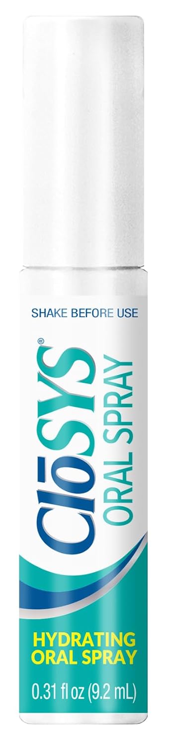 CloSYS Oral Breath Spray, 0.31 Ounce (3 Count), Mint, Sugar Free, pH Balanced, Fights Bad Breath