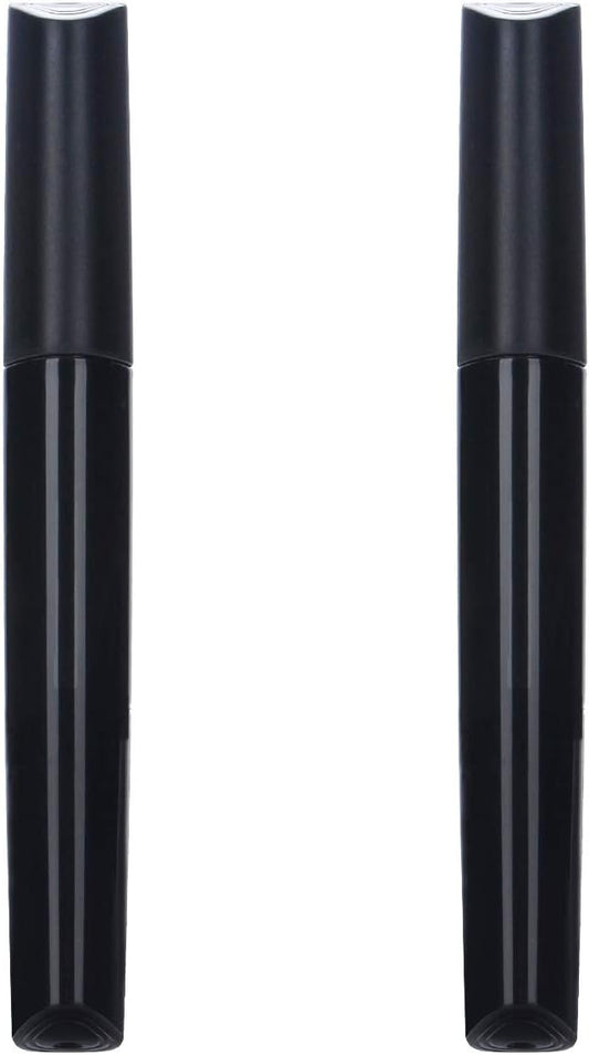 Portable Travel Toothbrush Case, Plastic Container Toothbrush Holder Brushes Box Breathable Design with Air Hole More Toothbrush Tube Container for Home Daily Business Use (2 Black)