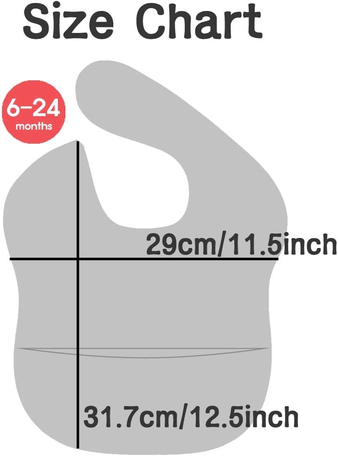 Long Sleeve Waterproof Bib for Toddlers – Soft Feeding Smock for Baby Mealtime, Self-Feeding,BPA-Free, Easy Clean