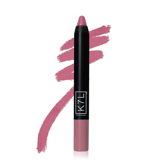 K7L Matte Pink Lipstick Crayon - Rose Quartz