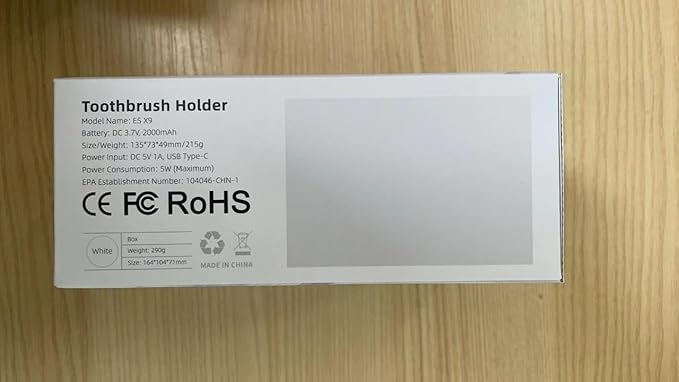 UV Toothbrush Sanitizer Holder & Cleaner with Led Clock Display, Hands-Free Wave Sensing & Dual Toothbrush Storage - Wall Mounted UV Tooth Brush Sanitizer Holder for Bathroom Decor, Fits All Brushes