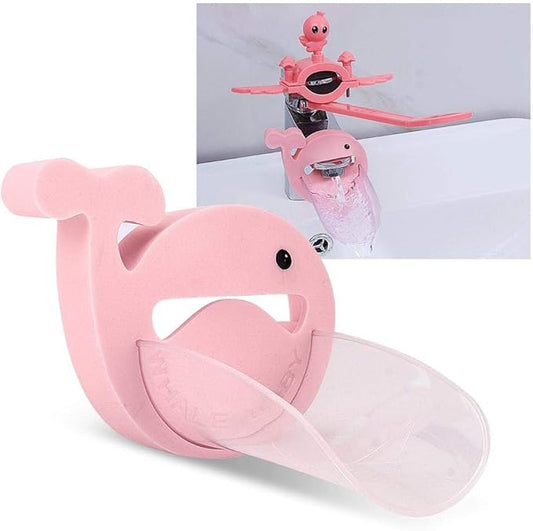 Faucet Extender,Cartoon Whale Sink Handle Extender for Toddlers Babies Washing Hand Safely&Promote Independence ()