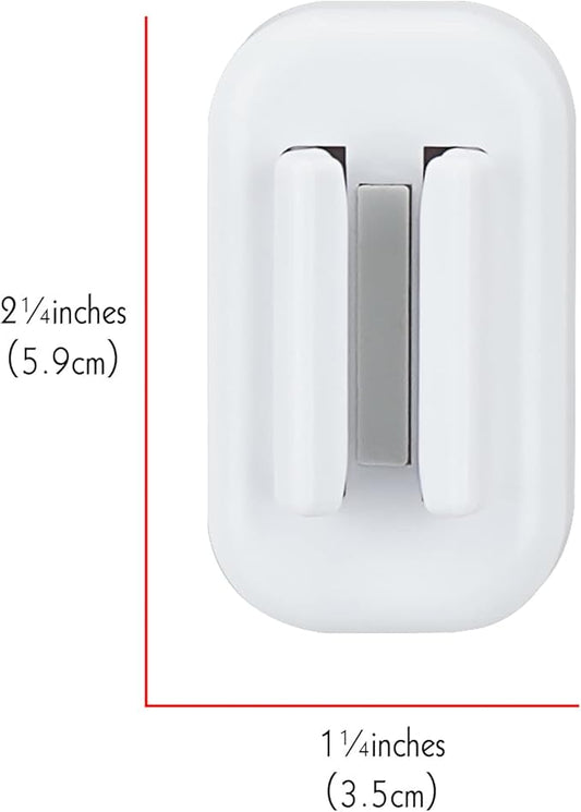 2 PCS Toothbrush Holder Wall Mounted for Bathroom, Self Adhesive Electric Toothbrush Organizer for Shower, Mini Toothbrush Hanger Rack for Dorm, Cabinet