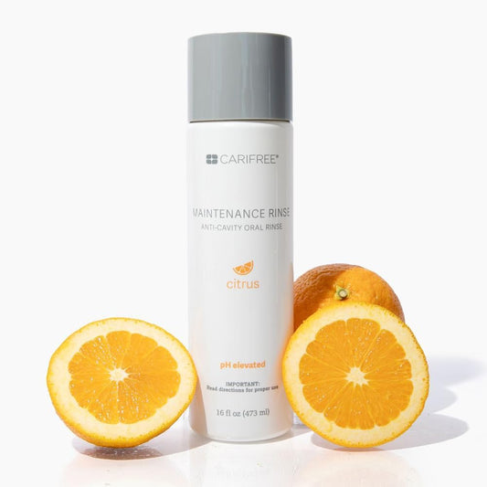 CariFree Maintenance Rinse, Citrus Flavored, Anti-Cavity Fluoride Mouthwash, Dentist Recommended, Prevents Oral Decay, Freshens Breath, Alcohol-Free, Neutralizes pH (Previously CTx3)