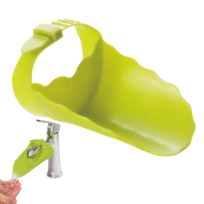 Kids Faucet Extender - Faucett Flow Guide, Hand Washing Faucets Extension | Toddler Water Reach, Sink Extenders Kid Handss Wash Helper, Hands Washings Helpers, Convenient Sinks Accessories For Kitchen