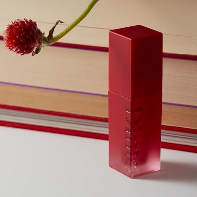 DINTO Blurring Lip Veil - Soft Velvet Blurry Matte Finish Lip Tint, Sheer Natural Coverage, Moisturizing Formula, Long Lasting, Vegan & Cruelty-Free (10 colors) (106 Andante, 0.11 fl.oz.)