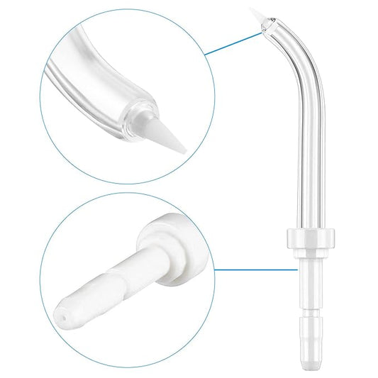 Flosser Replacement Tips for Waterpik Periodontal Tips Dental Water Flosser Tips Replacement Tips for Waterpik Water Flossers (Like WP-100) and Other Brand Oral Irrigators(6 Periodontal Tips)