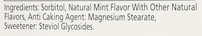 Velamints Fresh Peppermint Sugar Free Mints Tin - Fresh Breath Mint Aspartame-Free Sweetened with Stevia, 20 Gram (Pack of 6 Tins)