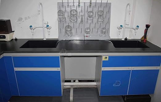 Lab Supply Drying Rack Pegboard Bench-top Wall-Mount Laboratory Glassware 52 Detachable Pegs Lab Drying Draining Rack Cleaning Equipment (Grey)