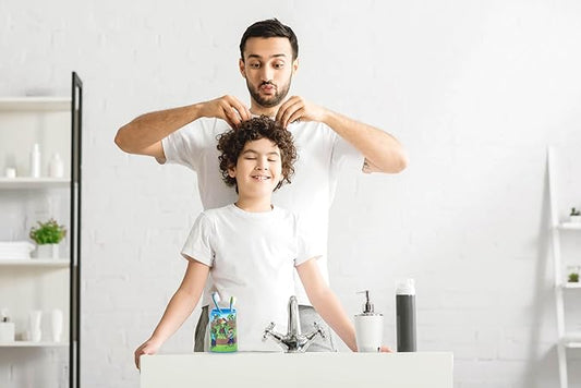 Jay Franco Minecraft Tumbler - Blue Resin Toothbrush/Pencil Holder Features Creeper & Enderman - Kids Bathroom Accessory