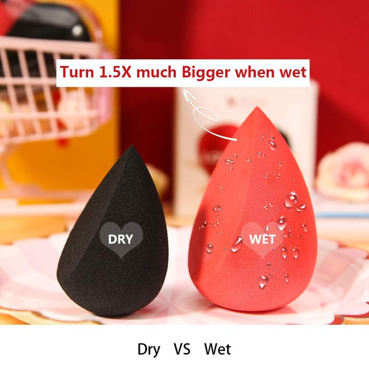 DUcare Makeup Sponges Set Christmas Sponge Gift Foundation Blending Sponge for Liquid, Cream, Powder and BB Beauty Cosmetics Tool Flawless Facial Powder Puff