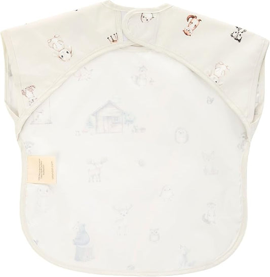 Ali+Oli Smock Bibs for Babies, BPA-Free Oeko-Tex Certified, Waterproof Baby Smock, Machine Washable, Toddlers Ages 6m+