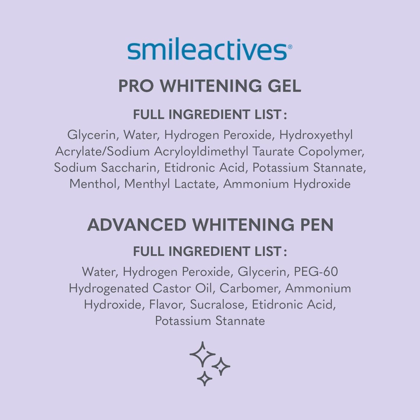 Smileactives Teeth Whitening Kit, Complete at Home Teeth Whitening Treatment, Travel Size Tooth Whitening, Stain Remover for White Teeth, Contains Clinical-Grade Hydrogen Peroxide, 60 Day Kit