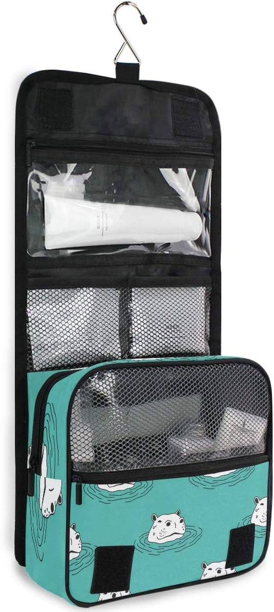senya Hanging Travel Toiletry Bag Kit Makeup Case Cosmetics Organizer for Men Women