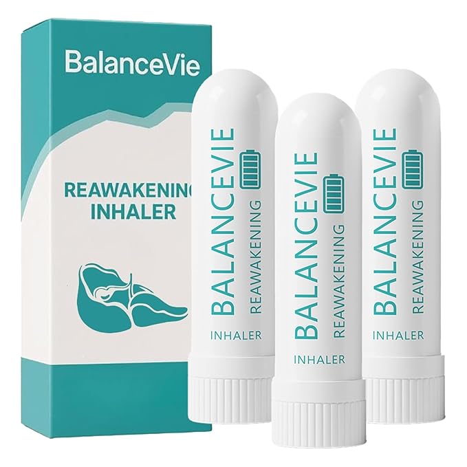 BalanceVie Herbal Diffuser Pen - A Blend of Mullein, Black Pepper and Mint for Respiratory Support, Comfortable Breathing and Natural Mouth Freshening (3pcs)