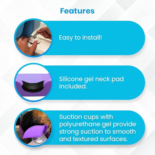 Shampoo Buddy Portable Hair Wash Basin for Children, Toddlers, Kids, Teens | Portable Shampoo Bowl for use on Bathtub or Sink (Blue)