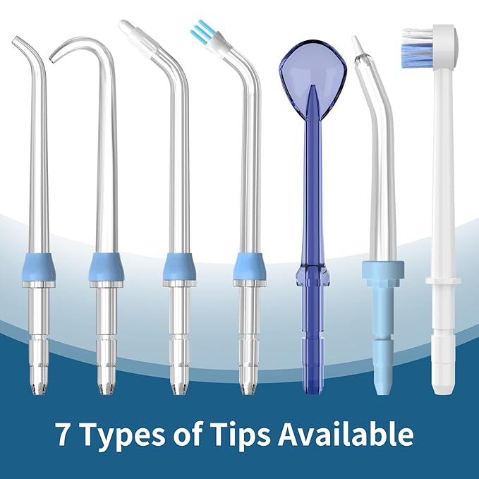 Replacement Heads for Waterpik, Replacement Picks for Water Pik Water Flosser (6 Implant Denture Tips)