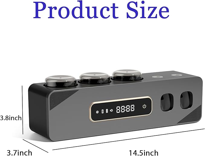 Automatic Toothpaste Dispenser,Rechargeable Toothbrush Holders for Bathrooms,3 Cups Electric Toothbrush Holder Wall Mounted with Toothpaste Dispenser Bathroom Decor (Grey)