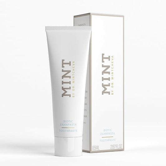 Mint Biotic Toothpaste (85ml) – Antibacterial Toothpaste with Maximum Cleaning Power – Fluoride-Free and Titanium Dioxide-Free – for Healthy & Well-Maintained Oral Hygiene