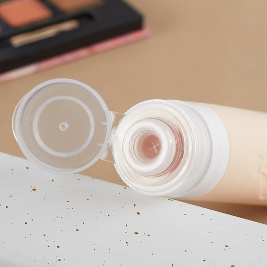 INSFIT Travel Bottles for Toiletries, TSA Approved 3oz Travel Size Containers, BPA Free Leak Proof Squeezable Silicone Tubes for Shampoo Conditioner Lotion Soap with Labels