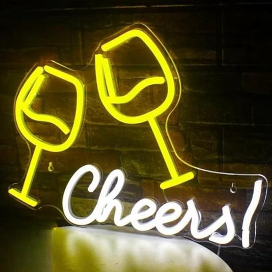 LED Neon Sign Night Light for Wall Party Décor Bedroom Room Bar Wedding Home Birthday Art Decoration Christmas with USB Chain Light modulator 5v 16.5"*9.1"