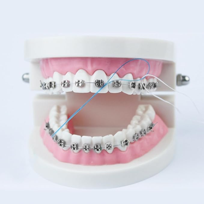 RAZOKO Floss Threaders | Dental Floss Threaders for Braces, Bridges, and Implants |420PCS (Pack of 6)