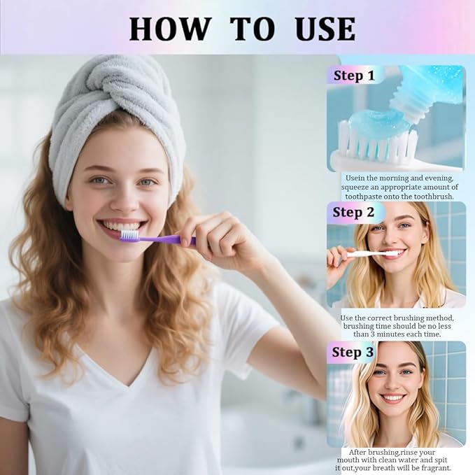 for Utogru Nicotinamide Whitening Toothpaste, Protects Enamel, Refreshes Breath & Stain Removal, Fluoride-Free Formula is Suitable for Sensitive Teeth (3.8oz/100g, 1P)