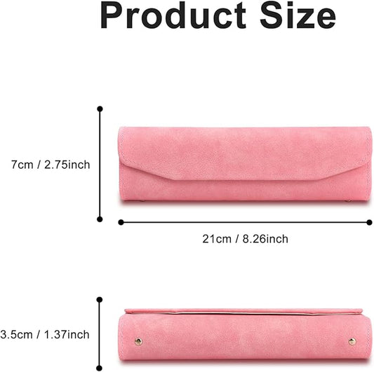 Leather toothbrush travel case, suitable for Oral-B/Oral-B Pro/Philips Sonicare electric toothbrushes, portable magnetic opening and closing protective bag